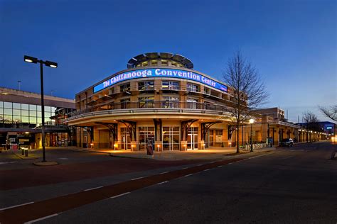 Chattanooga convention center - Leveraging Chattanooga’s world-leading 25-gig capacity to provide cutting-edge digital amenities. Enhancing shared spaces + incorporating outdoor spaces. Providing extensive improvement to the pedestrian experience between the convention center + key areas of downtown. Surrounding the outdoor space with lighting + light-up installations to ...